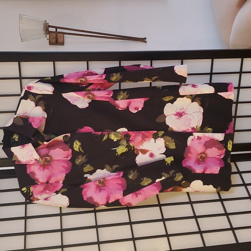 Karen Kane floral coat